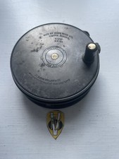 Hardy 3 3/8 Inch Perfect RHW Trout Fly Reel with silk fly line