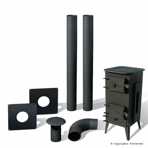 Log burner pipes bend - pipes, 1