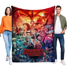 Strange Thing Blanket Soft Flannel Warmed Throw for Sofa Bed Kids Birthday Gift
