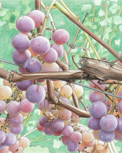 Grape vine siegerrebe - vine, 'siegerrebe'