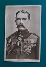 WWI Postcard Bas-Relief Lord Kitchener Alexander Bassano Scopes & Co UK 4523/08