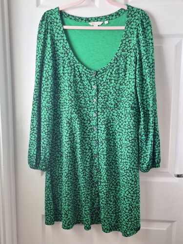 Boden green tunic dress size - boden,