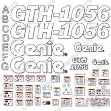 Fits Genie GTH 1056 Decal Kit