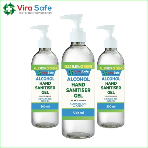 Hand sanitiser pack 500ml - hand, 3