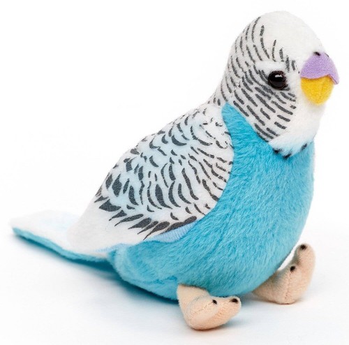 Uni toys budgie 15cm - toys, (blue)