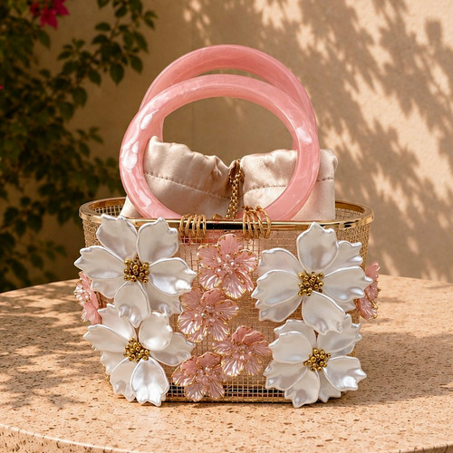 River island pink - pink, cage