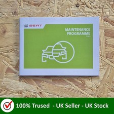 SEAT Service History Blank Book For All Models Up To 2024 - Seat, Ibiza Leon etc