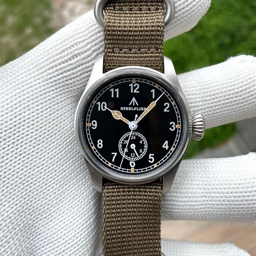 39mm steelflier pilot quartz - 39mm,