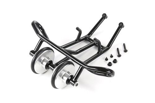 Rear wheel bar wheelie bar