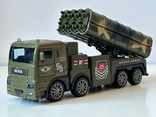 Lorry/Truck Military Rocket Launcher Model Diecast Toy 1:50 Scale Pull-Back