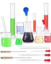 18 Pieces Lab Glassware Set