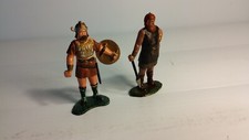 Vintage Marx Warriors Of The World Figures x 2 bundle job lot 