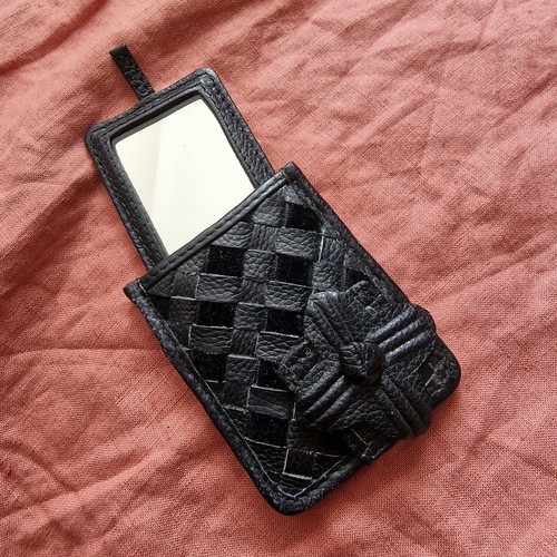 John rocha black leather - black,