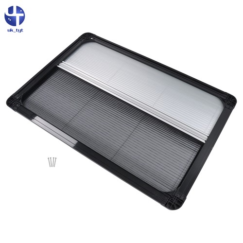 Black motorhome blind - black,