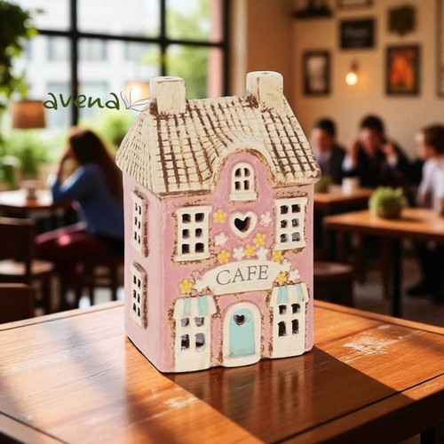 Village pottery cafe tealight - village,