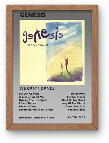Genesis cant dance - genesis,