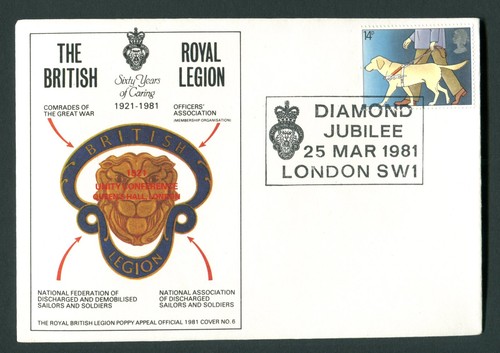 1981 british legion poppy - 1981,