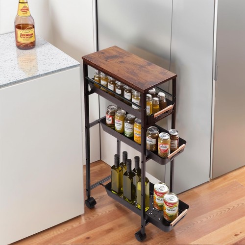 Rolling storage cart tier - storage,