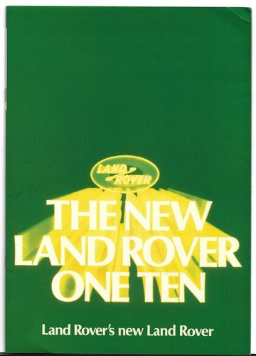Land rover one ten - one,