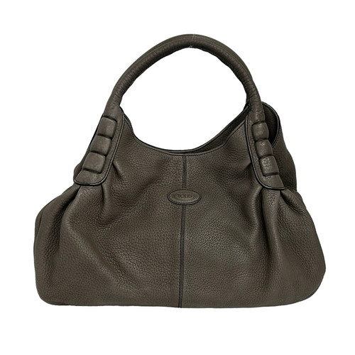 Tod gray leather tote bag - tote,