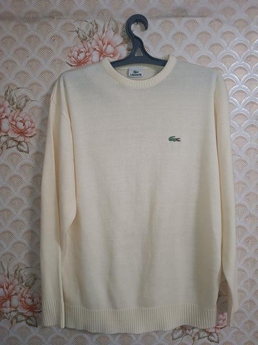 Men lacoste sweater white - lacoste,