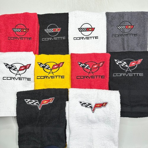 Chevy corvette towels - chevy,
