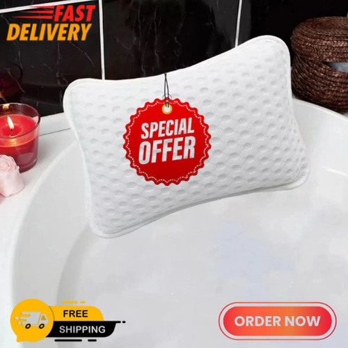 Mesh bath pillow breathable - mesh,