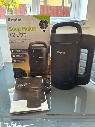Keplin soup maker black - soup, 1.2l