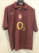 Total 90 Original Authentic Nike Arsenal 2005/2006 'Highbury' Home Shirt Mens XL