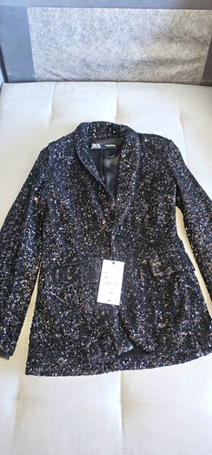 Zara women black sequin - women’s,