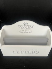 Homely White Wooden Letter