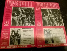 Two Liverpool home programmes, Season 1977/78, Division One