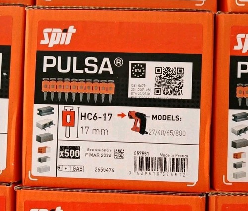 Spit pulsa nails 17mm with - spit,