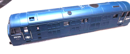 Hornby class blue loco body - 29,