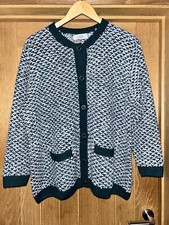 Honor Millburn Green  Boucle Cardigan Size 22/24 £45 Edinburgh Woollen Mill