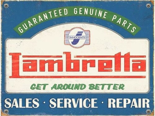 Lambretta sales service retro - sales,