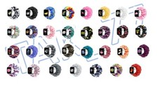 2 FOR 1 Scrunchie Fashion Loop Band Strap For Apple iWatch 9/8/7/6/5 SE 38-44mm
