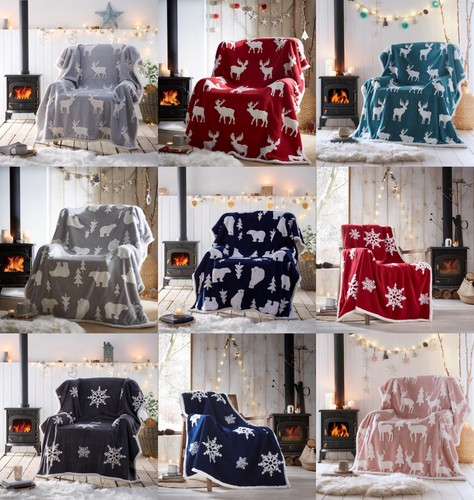 Christmas super soft sherpa - christmas,