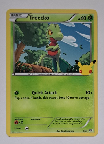 Treecko mcd 2021 - 3/25, nm