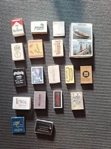 Vintage match boxes x18 - vintage,
