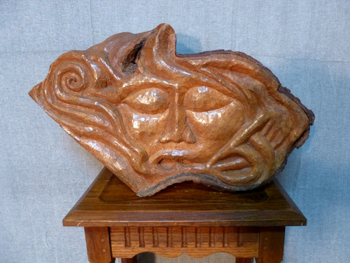 Large hand carved - large, /