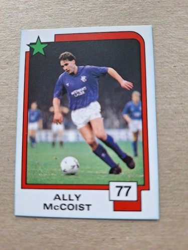 Ally mccoist rangers panini - ally,