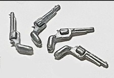 Vintage Timpo American Wild West Cowboy Native & Mexican Bandit Colt Revolvers