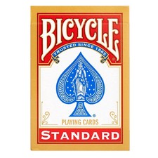 Bicycle Playing Cards Single Pack Standard Index Poker  - 1 Pack - Red or Blue