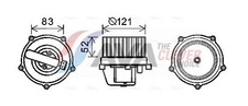 Electric blower motor ava fits - electric,