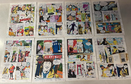 Doctor who comic art - who, color