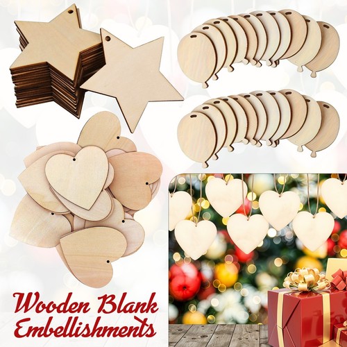 Wooden heart shapes - wooden,