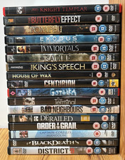 DVD's Cert 12 and 15 Various Titles Available All UK