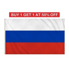 Russian National Flag 5X3Ft Russia Country National Banner Festiv Sport Football