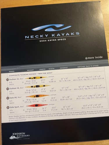 Necky 2004 kayak kayaking - necky,